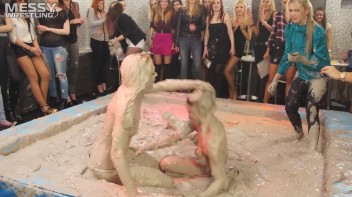 Messy Wrestling: Fuck Your Sexy Shine And Prepare For Mud Smack-Down Time! Screencap 78 on www.sinx.com