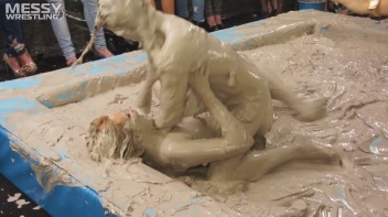 Messy Wrestling: Fuck Your Sexy Shine And Prepare For Mud Smack-Down Time! Screencap 79 on www.sinx.com