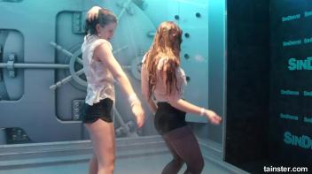 Gorgeous girls party hard under the shower Screencap 10 on www.sinx.com