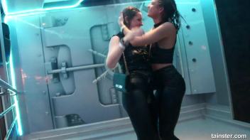 Gorgeous girls party hard under the shower Screencap 34 on www.sinx.com