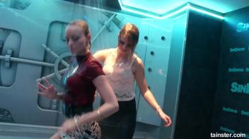 Gorgeous girls party hard under the shower Screencap 42 on www.sinx.com