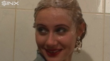 Fully Dressed Ladies Wash Their Hair Together Screencap 10 on www.sinx.com