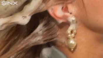 Fully Dressed Ladies Wash Their Hair Together Screencap 27 on www.sinx.com