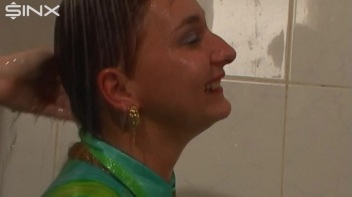 Fully Dressed Ladies Wash Their Hair Together Screencap 43 on www.sinx.com