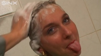 Fully Dressed Ladies Wash Their Hair Together Screencap 48 on www.sinx.com