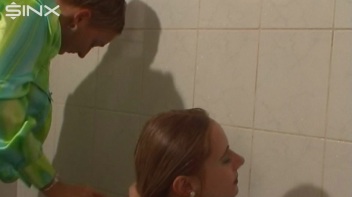 Fully Dressed Ladies Wash Their Hair Together Screencap 6 on www.sinx.com