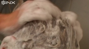 Fully Dressed Ladies Wash Their Hair Together Screencap 67 on www.sinx.com