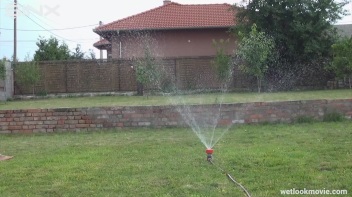 Brunette's Very Wet Sprinkler Frolic Screencap 33 on www.sinx.com
