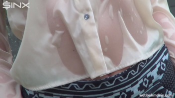 Brunette's Very Wet Sprinkler Frolic Screencap 36 on www.sinx.com