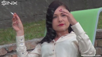 Brunette's Very Wet Sprinkler Frolic Screencap 8 on www.sinx.com