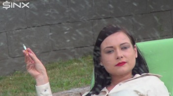 Brunette's Very Wet Sprinkler Frolic Screencap 9 on www.sinx.com