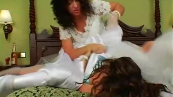 Brides-To-Be Get In Sexy Catfight Screencap 29 on www.sinx.com