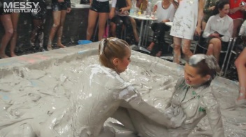Messy Wrestling: Mud Bunnies Beast it Out In The Ring! Screencap 16 on www.sinx.com