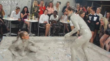 Messy Wrestling: Mud Bunnies Beast it Out In The Ring! Screencap 22 on www.sinx.com
