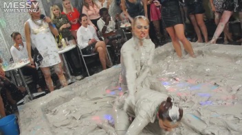 Messy Wrestling: Mud Bunnies Beast it Out In The Ring! Screencap 23 on www.sinx.com