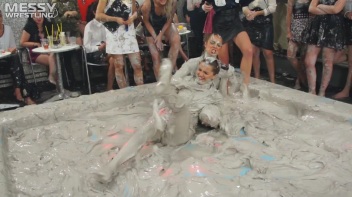 Messy Wrestling: Mud Bunnies Beast it Out In The Ring! Screencap 25 on www.sinx.com