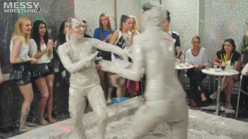 Messy Wrestling: Mud Bunnies Beast it Out In The Ring! Screencap 62 on www.sinx.com