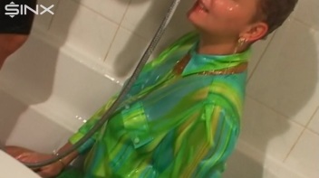 Fully Dressed Ladies Wash Their Hair Together Screencap 53 on www.sinx.com