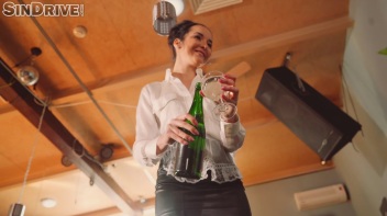 Feast Upon My Piss!  High Class Lesbo Tinkle Tasters Go Watersports Wild! Screencap 28 on www.sinx.com