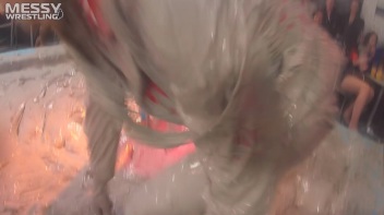 Muddy Wrestling: Sloppy Stewardess Showdown Screencap 16 on www.sinx.com