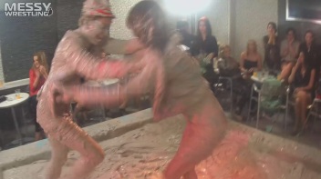 Muddy Wrestling: Sloppy Stewardess Showdown Screencap 38 on www.sinx.com