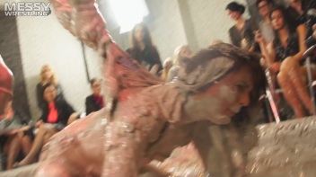 Muddy Wrestling: Sloppy Stewardess Showdown Screencap 55 on www.sinx.com