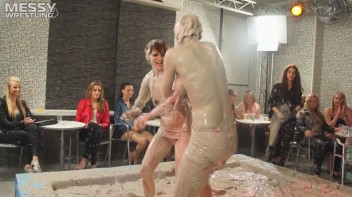 Muddy Wrestling: Sloppy Stewardess Showdown Screencap 71 on www.sinx.com