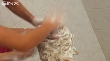 Hair Washing Fun For European Babes Screencap 86 on www.sinx.com