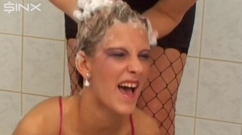 Hair Washing Fun For European Babes Screencap 13 on www.sinx.com