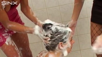 Hair Washing Fun For European Babes Screencap 58 on www.sinx.com