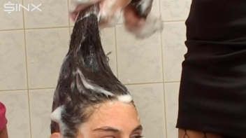 Hair Washing Fun For European Babes Screencap 60 on www.sinx.com