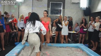 Messy Wrestling: Different Styles Go Wild In The Mud - It's All One Big Mess In The End! Screencap 10 on www.sinx.com