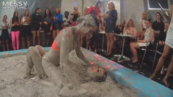 Messy Wrestling: Different Styles Go Wild In The Mud - It's All One Big Mess In The End! Screencap 28 on www.sinx.com