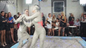 Messy Wrestling: Different Styles Go Wild In The Mud - It's All One Big Mess In The End! Screencap 36 on www.sinx.com