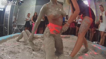 Messy Wrestling: Different Styles Go Wild In The Mud - It's All One Big Mess In The End! Screencap 41 on www.sinx.com