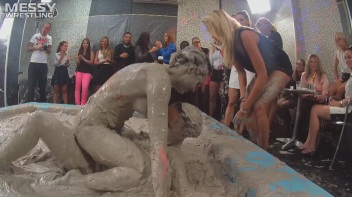 Messy Wrestling: Different Styles Go Wild In The Mud - It's All One Big Mess In The End! Screencap 47 on www.sinx.com