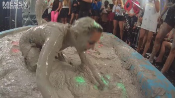 Messy Wrestling: Different Styles Go Wild In The Mud - It's All One Big Mess In The End! Screencap 48 on www.sinx.com