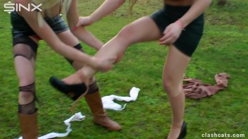 Sexy Babes Rip Clothes in Heated Catfight - Cam 1 Screencap 32 on www.sinx.com