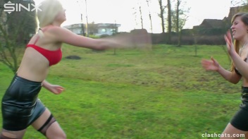 Sexy Babes Rip Clothes in Heated Catfight - Cam 1 Screencap 35 on www.sinx.com