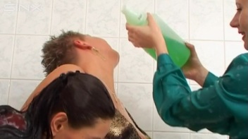 Wet And Messy Shower Fun For Three Babes Screencap 31 on www.sinx.com