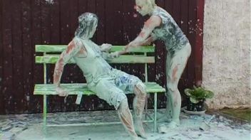 Sloppy Goo Catfight Screencap 88 on www.sinx.com