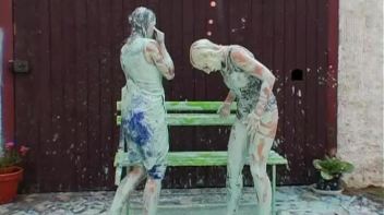 Sloppy Goo Catfight Screencap 89 on www.sinx.com