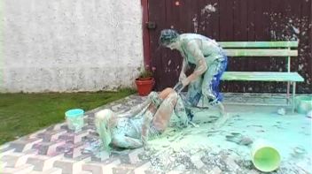 Sloppy Goo Catfight Screencap 43 on www.sinx.com