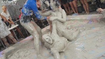 Chicks Got Tits - Mud Wrestling: For The Love Of The Mud!  Pulling, Ripping, And Wrasslin' Up A Storm! Screencap 52 on www.sinx.com