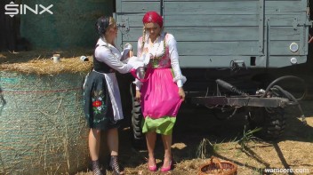 Sexy milkmaids get messy with cream and eggs - Cam 2 Screencap 91 on www.sinx.com