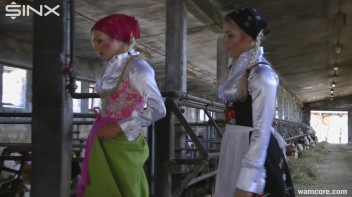 Sexy milkmaids get messy with cream and eggs - Cam 2 Screencap 23 on www.sinx.com