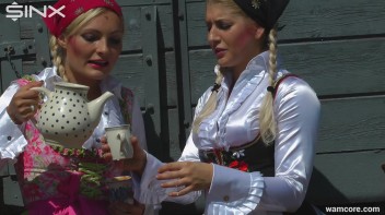 Sexy milkmaids get messy with cream and eggs - Cam 2 Screencap 35 on www.sinx.com