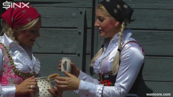 Sexy milkmaids get messy with cream and eggs - Cam 2 Screencap 36 on www.sinx.com