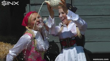 Sexy milkmaids get messy with cream and eggs - Cam 2 Screencap 43 on www.sinx.com