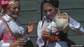 Sexy milkmaids get messy with cream and eggs - Cam 2 Screencap 46 on www.sinx.com